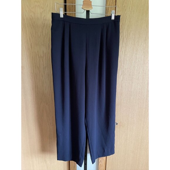 EUC Vintage Navy 2-Piece Pant Suit Set By Positive Attitude - Picture 4 of 7